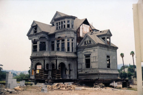 Castle's exterior, Montecito Heights