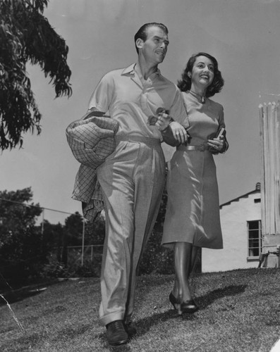 Douglas Fairbanks Jr. with bride Mary Lee Epling-Hartford Fairbanks