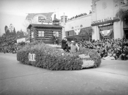 Boy Scouts of America float at the 1939 Rose Parade