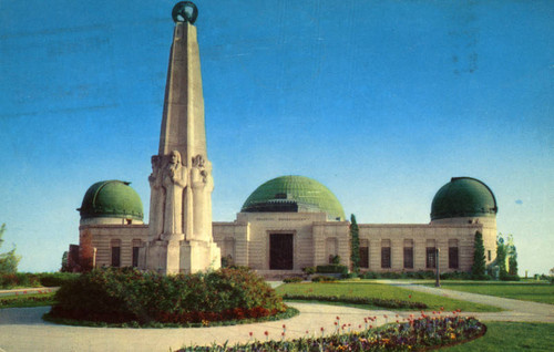 Griffith Park Observatory, postcard