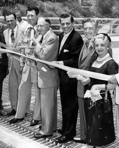 Colfax bridge ribbon cut