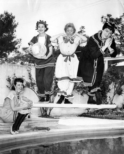 Early-day bathing beauties