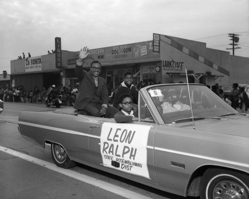 Leon D. Ralph parades in procession