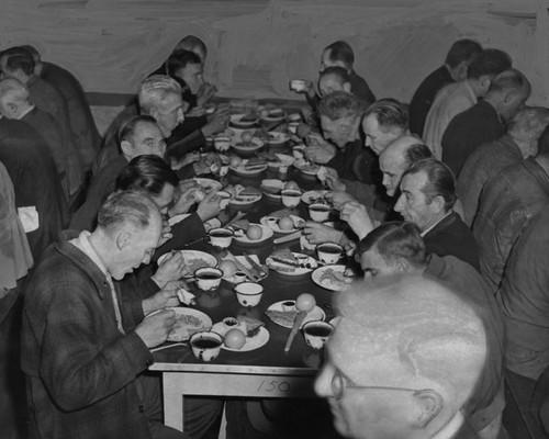 Dining room, Union Rescue Mission