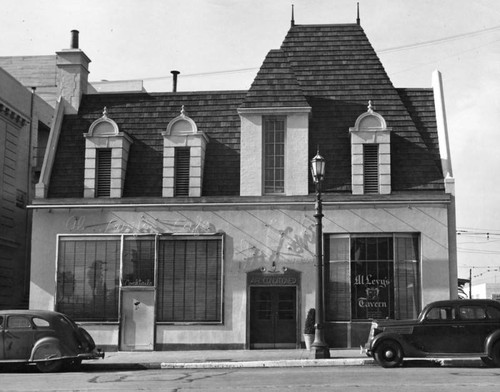 Front view of Al Levy's Tavern