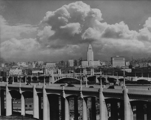 Downtown Los Angeles, panoramic view