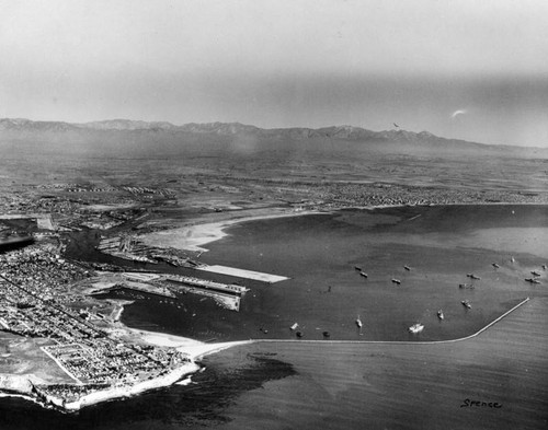 L.A. Harbor from Point Fermin and Long Beach