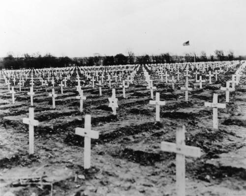 Cemetery of crosses