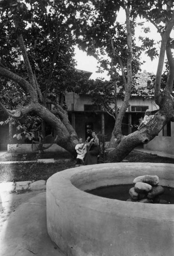 Patio of Lummis' house