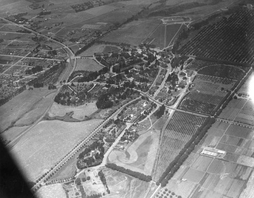 Sawtelle, aerial view