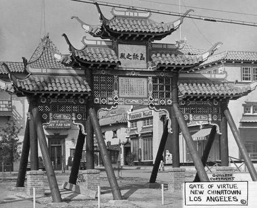 Gate of Virtue in new Chinatown