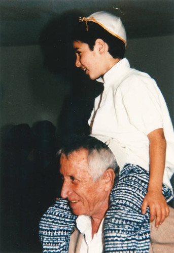 Boy at Bar Mitzvah