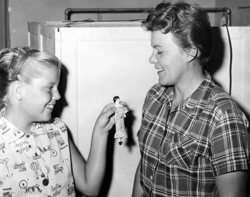 Children cute as dolls they show for prize winners