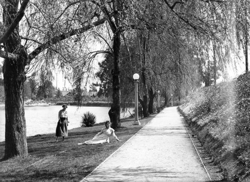 Two ladies in Echo Park