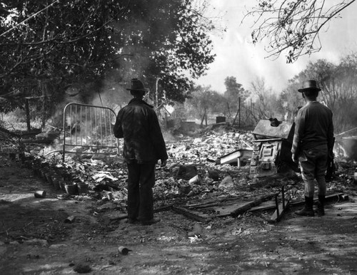 J. R. Giddings rancho destroyed