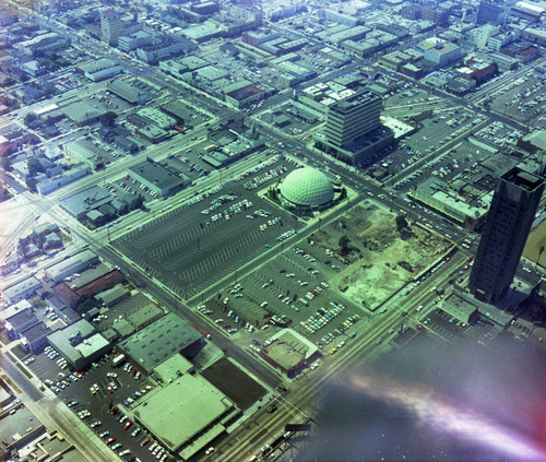 Pacific Cinerama Theatre, Hollywood, looking northwest