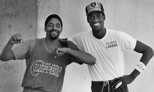 Norm Nixon and Michael Cooper