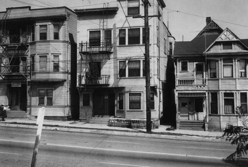 Apartment buildings N. Hope Street, Bunker Hill