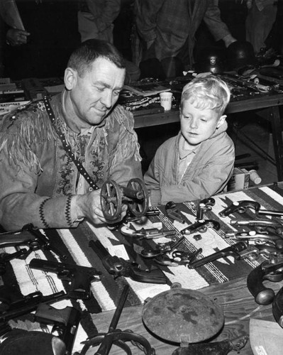 Prized guns displayed