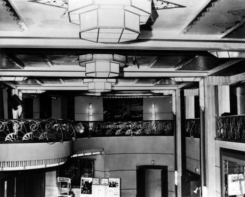 Upper lobby, Pomona's Fox Theater