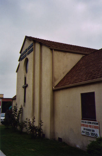 Cross and Crown Lutheran Church sign