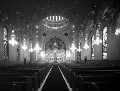 Interior view of St. Sophia Cathedral