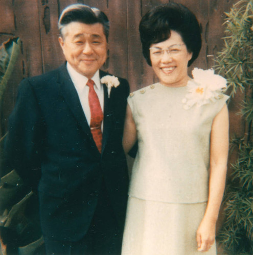 Charles and Misao Okada, 25th anniversary