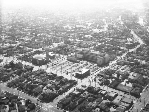 White Memorial Hospital, White Memorial Church, looking south