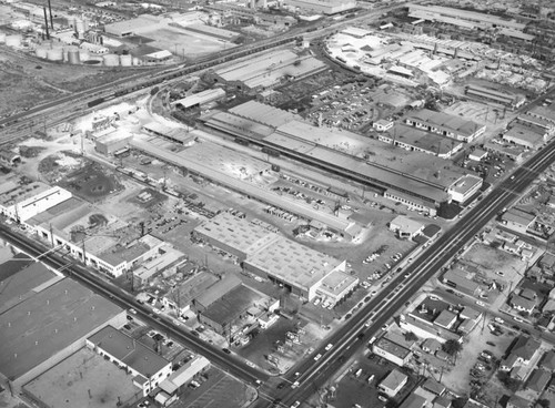 Firestone Boulevard and Otis Avenue, South Gate, looking northeast