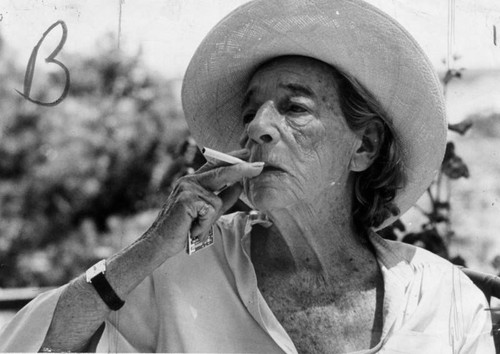 Writer Lillian Hellman