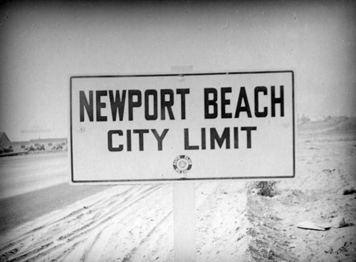 Newport Beach city limit