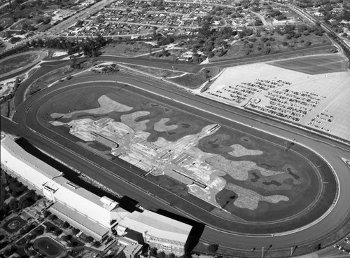 Santa Anita Park, Arcadia, looking northwest