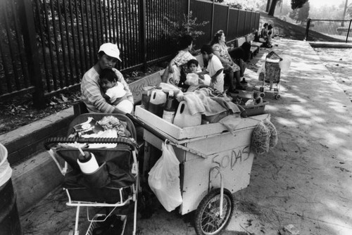 Cart vendors, Boyle Heights