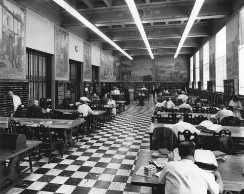 History Department murals, Los Angeles Public Library