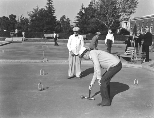 Exposition Park croquet