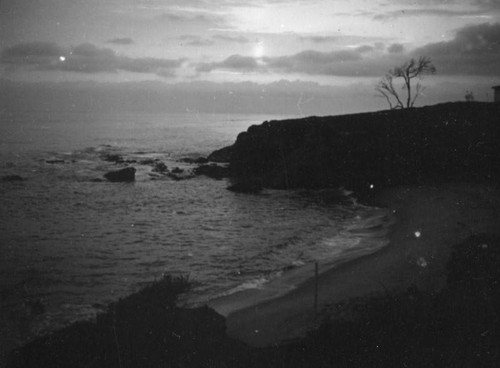 Coast at sunset, Laguna Beach