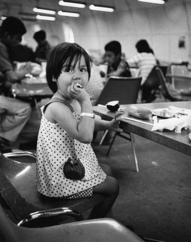 Vietnamese refugees at Camp Pendleton