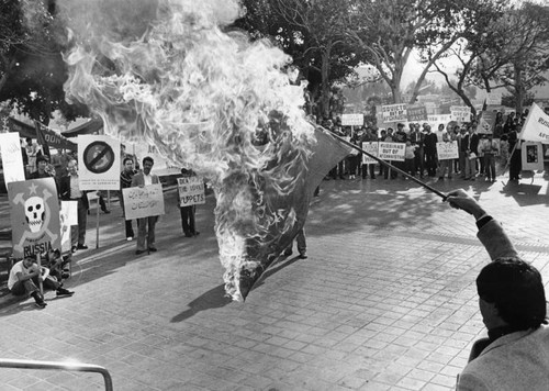 Afghan demonstration at City Hall