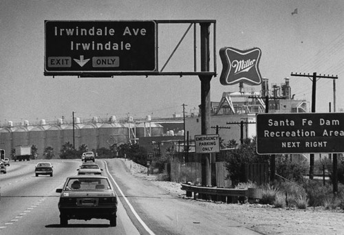 Irwindale Avenue freeway exit