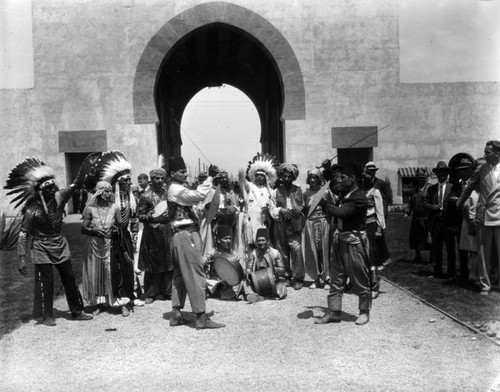 Folk dance at the Exposition