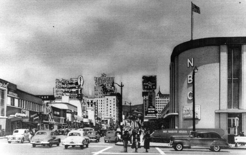 Vine Street and Sunset Blvd