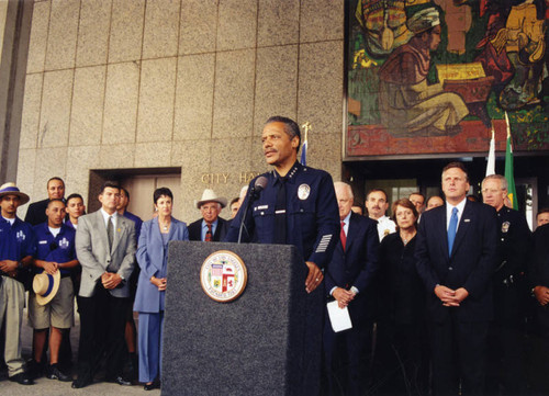 Police Chief Bernard Parks