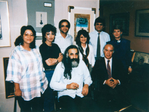 Iranian sitar player and friends