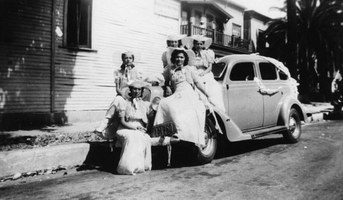 Mexican American bridesmaids