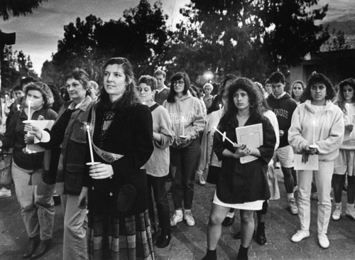 UCLA's Womens' Coalition Vigil