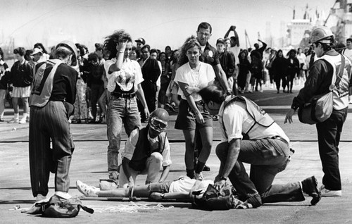 Quake drill, L.A. Harbor