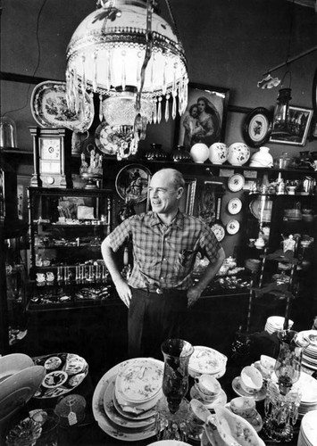 A. D. MacDonald in his antique shop