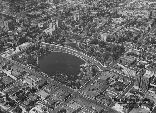 Aerial view of Westlake Park