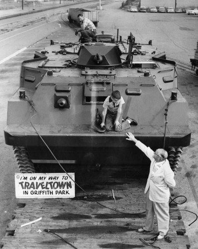 Navy tractor exhibited