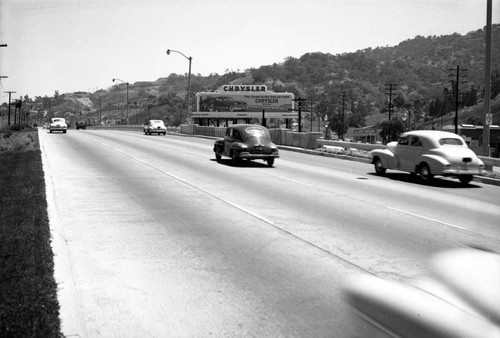 Cahuenga Freeway at Lankershim Boulevard, Studio City